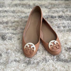 Tory Burch Ombré Logo Flats